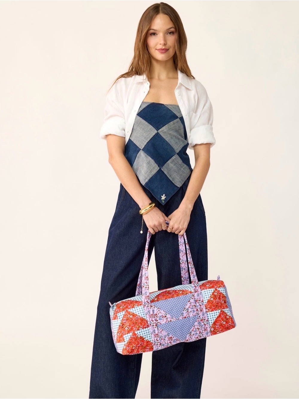 🪿Vera Bradley Flying Geese Patchwork in Premium Cotton